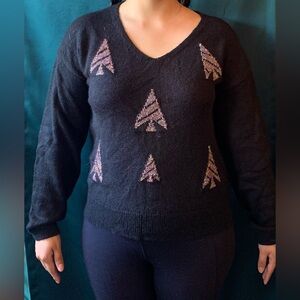 Black Pine Tree Sweater